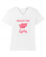 PIG LADY Tricou mânecă scurtă guler V Bărbat Presenter