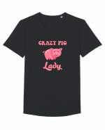 PIG LADY Tricou mânecă scurtă guler larg Bărbat Skater