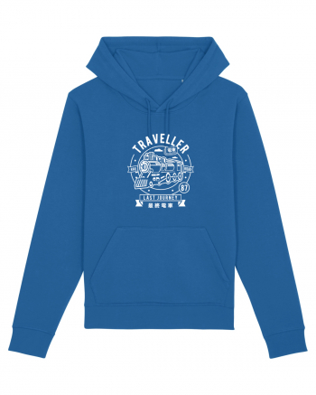 Train Traveller White Royal Blue