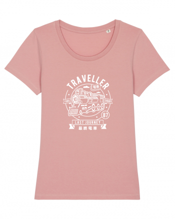 Train Traveller White Canyon Pink