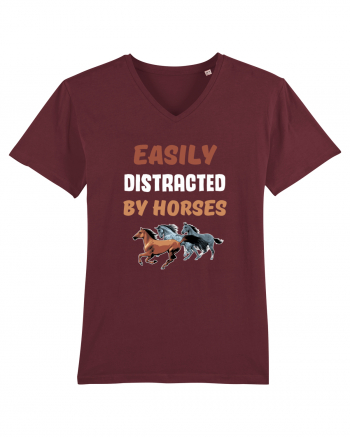 HORSE Burgundy