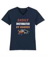 HORSE Tricou mânecă scurtă guler V Bărbat Presenter