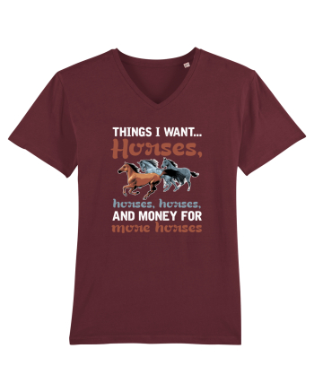 HORSES Burgundy