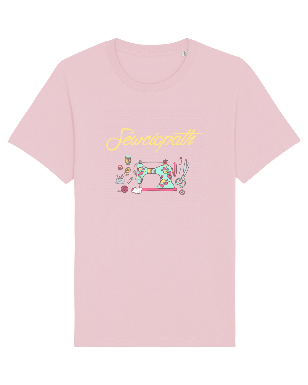 Tricou mânecă scurtă Unisex Rocker Cotton Pink
