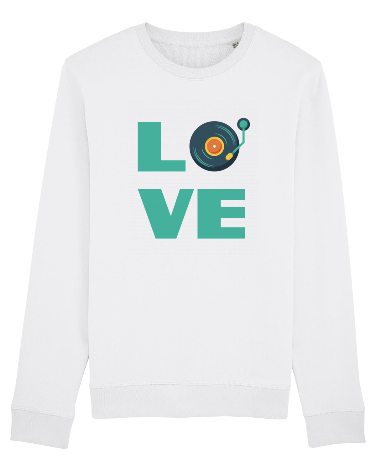 Bluză mânecă lungă Unisex Rise White