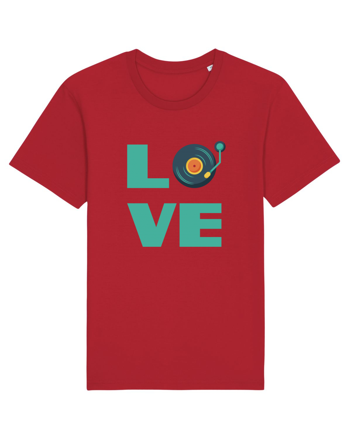 Tricou mânecă scurtă Unisex Rocker Red