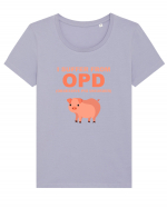 PIG Tricou mânecă scurtă guler larg fitted Damă Expresser