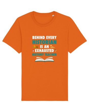 HISTORY TEACHER Bright Orange
