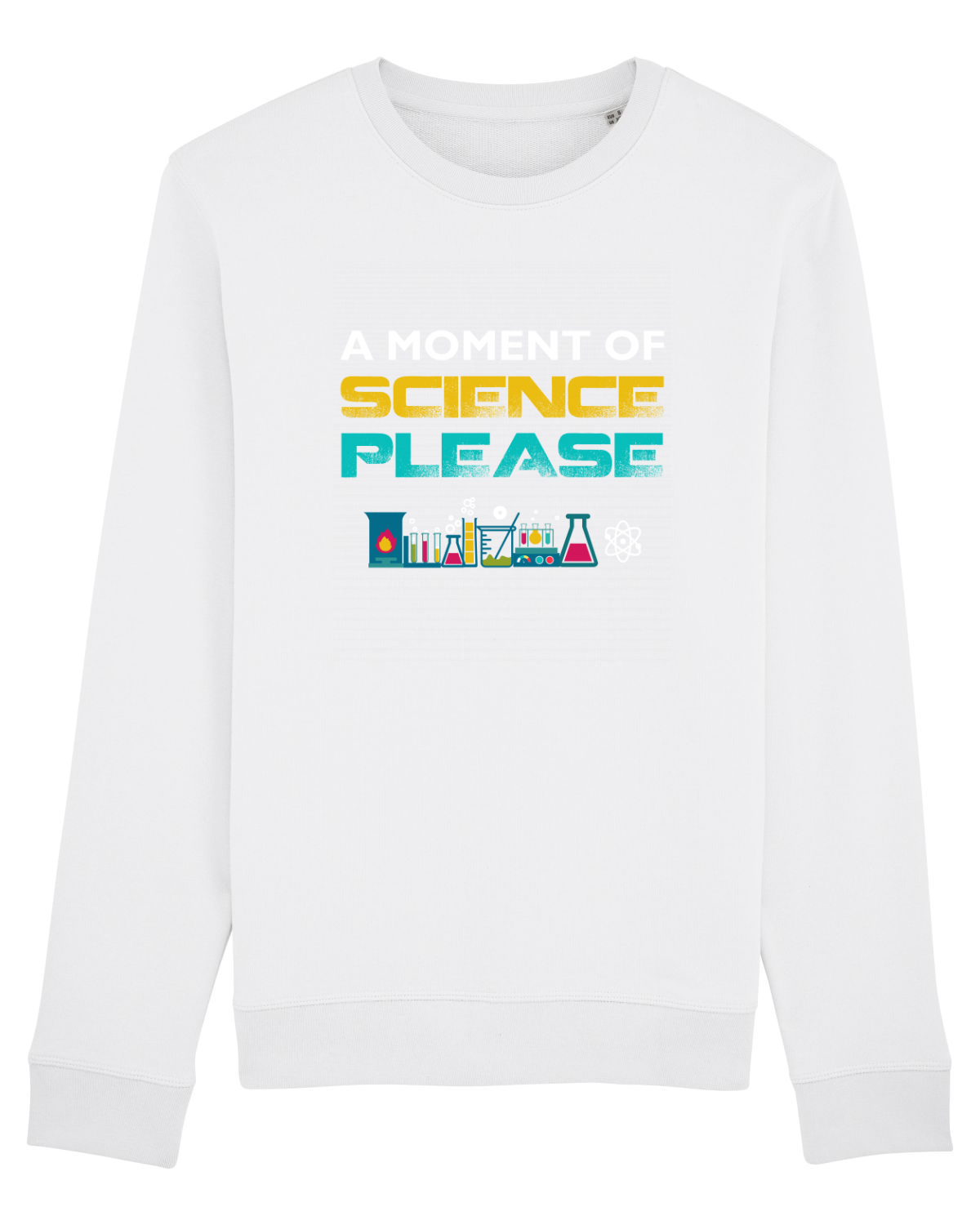 Bluză mânecă lungă Unisex Rise White