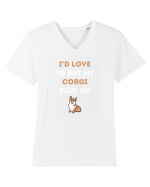 CORGI Tricou mânecă scurtă guler V Bărbat Presenter