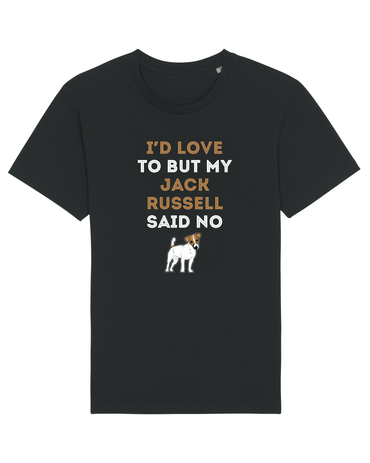 Tricou mânecă scurtă Unisex Rocker Black