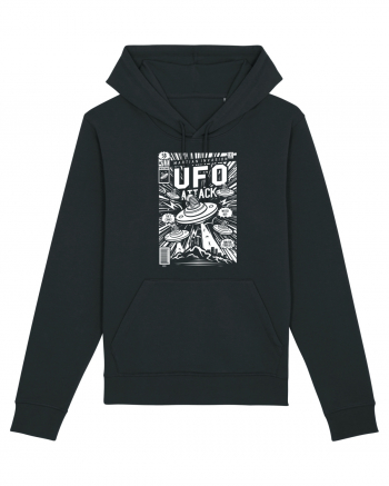 UFO Attack Martian Alien White Black