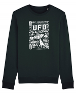 UFO Attack Martian Alien White Bluză mânecă lungă Unisex Rise