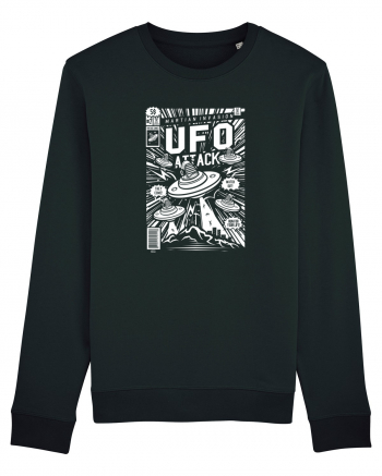 UFO Attack Martian Alien White Black