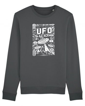 UFO Attack Martian Alien White Anthracite