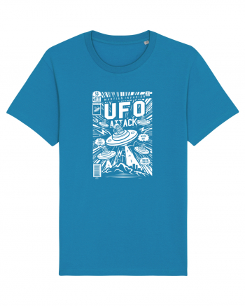 UFO Attack Martian Alien White Azur