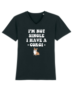 CORGI Tricou mânecă scurtă guler V Bărbat Presenter