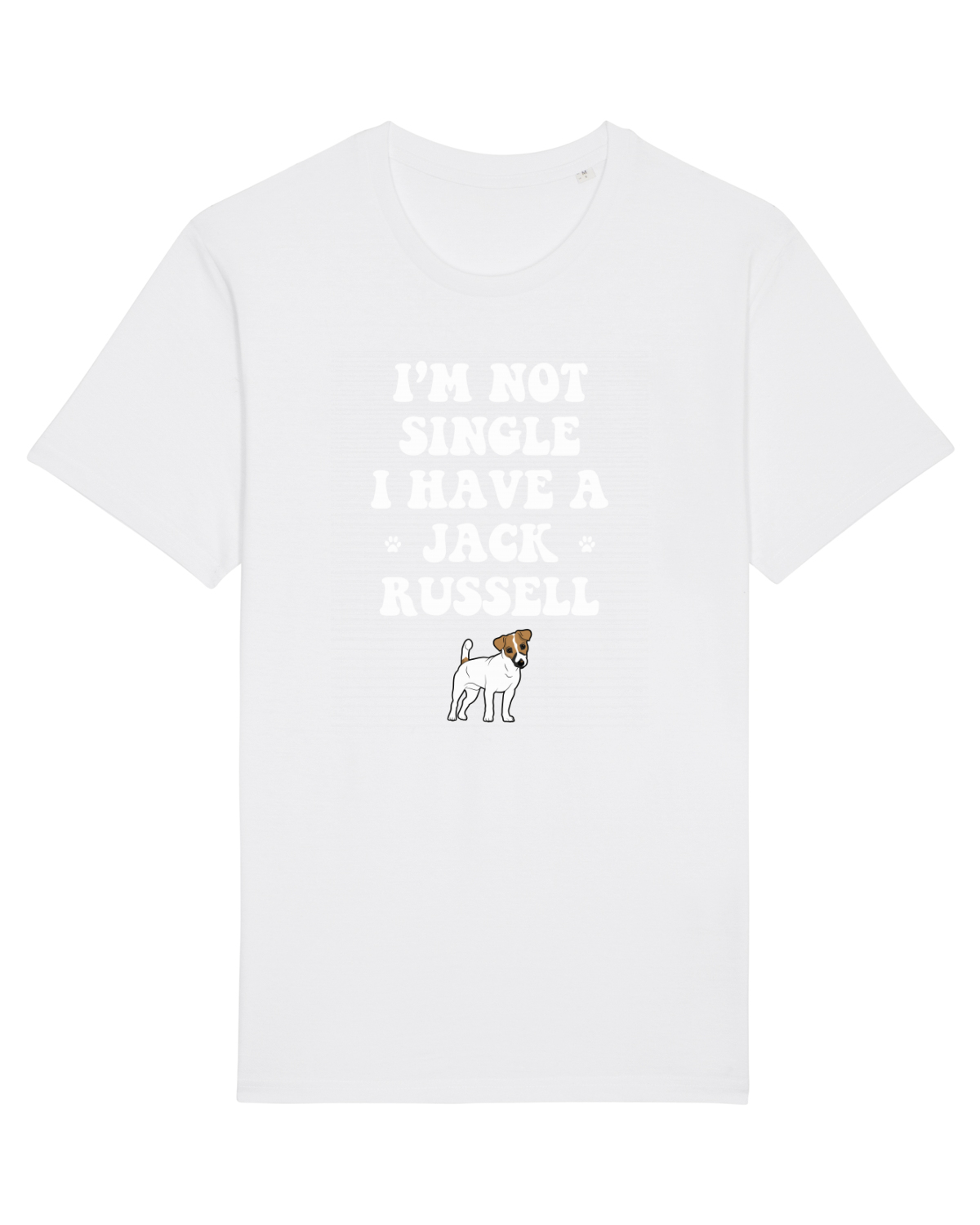 Tricou mânecă scurtă Unisex Rocker White