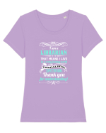 LIBRARIAN Tricou mânecă scurtă guler larg fitted Damă Expresser