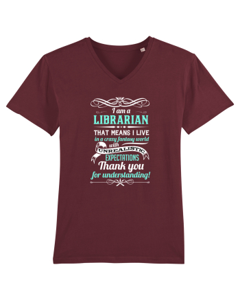 LIBRARIAN Burgundy