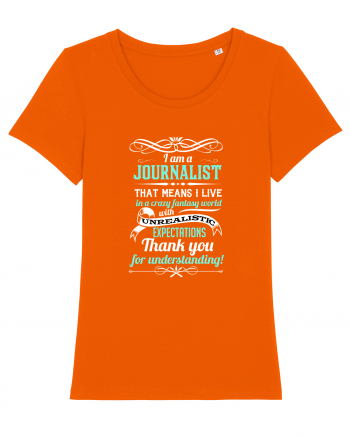 JOURNALIST Bright Orange