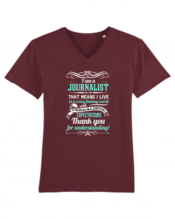 JOURNALIST Burgundy