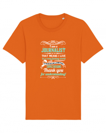 JOURNALIST Bright Orange