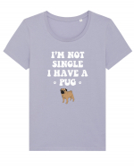 PUG Tricou mânecă scurtă guler larg fitted Damă Expresser