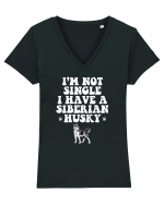 HUSKY Tricou mânecă scurtă guler V Damă Evoker