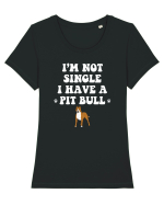 PIT BULL  Tricou mânecă scurtă guler larg fitted Damă Expresser