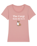 CORGI Tricou mânecă scurtă guler larg fitted Damă Expresser