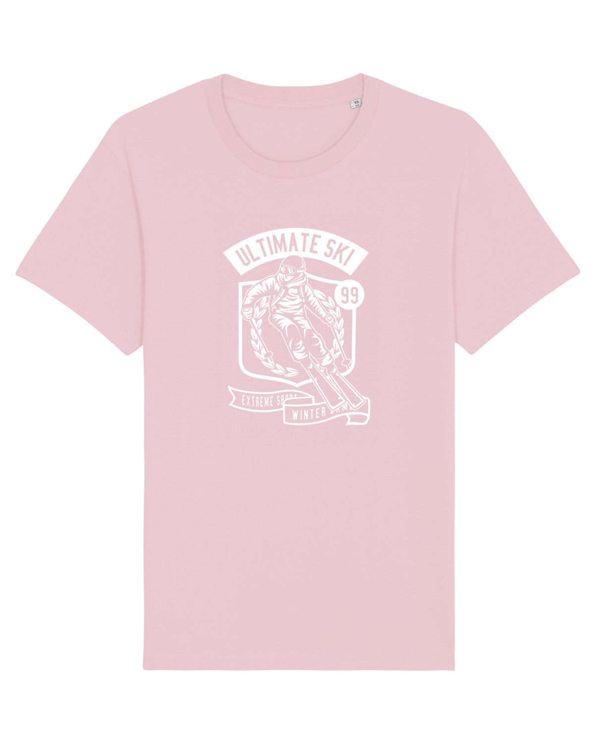 Tricou mânecă scurtă Unisex Rocker Cotton Pink