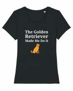 GOLDEN RETRIEVER Tricou mânecă scurtă guler larg fitted Damă Expresser