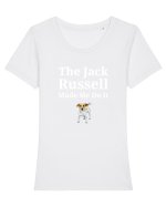 JACK RUSSELL Tricou mânecă scurtă guler larg fitted Damă Expresser
