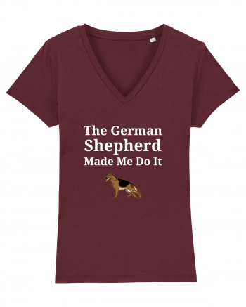 GERMAN SHEPHERD Burgundy