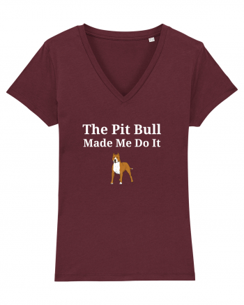 PIT BULL  Burgundy