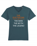 ELECTRICIAN Tricou mânecă scurtă guler V Bărbat Presenter