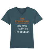 FISHING Tricou mânecă scurtă guler V Bărbat Presenter