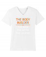 BODY BUILDER Tricou mânecă scurtă guler V Bărbat Presenter