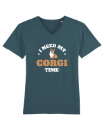 CORGI Tricou mânecă scurtă guler V Bărbat Presenter