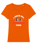READING BOOKS Tricou mânecă scurtă guler larg fitted Damă Expresser