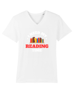 READING BOOKS Tricou mânecă scurtă guler V Bărbat Presenter