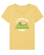 GARDENING Tricou mânecă scurtă guler larg fitted Damă Expresser