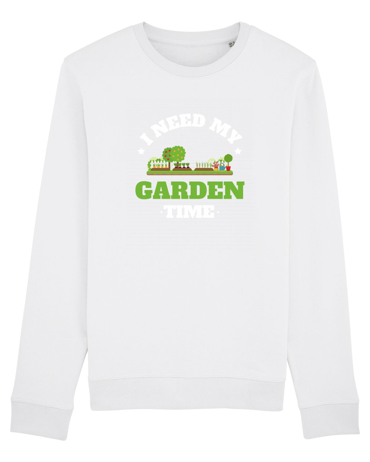 Bluză mânecă lungă Unisex Rise White