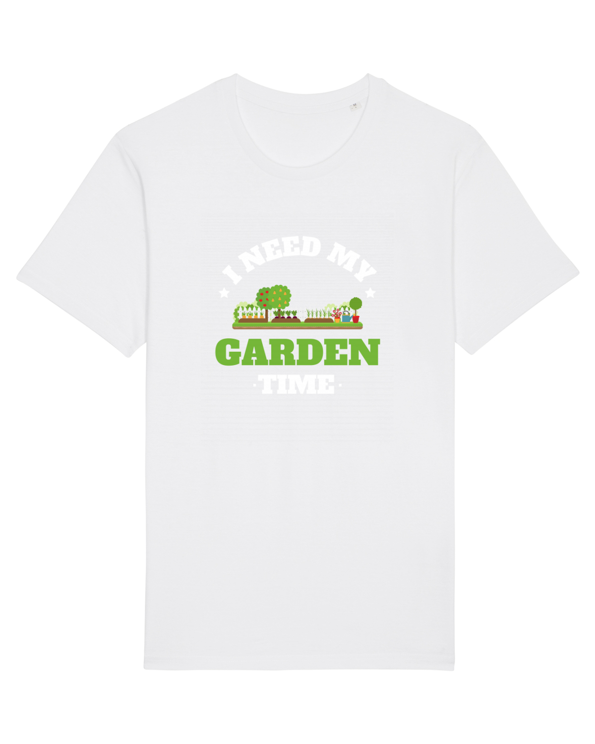 Tricou mânecă scurtă Unisex Rocker White
