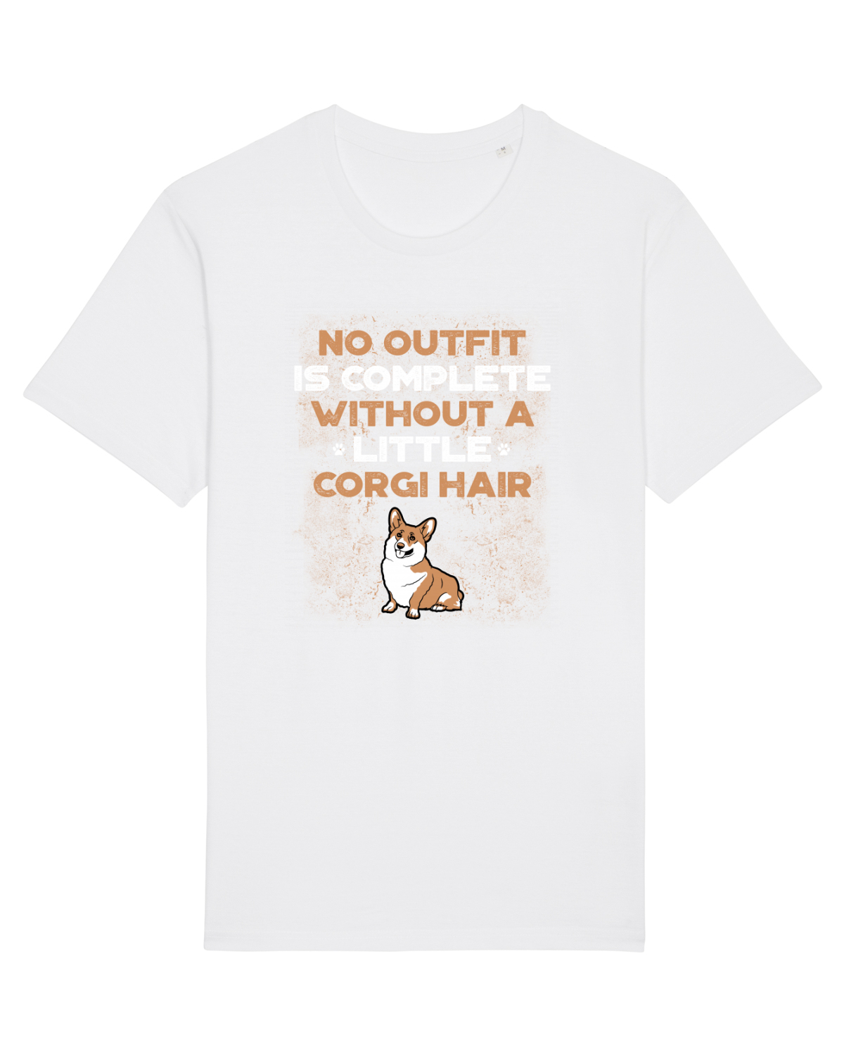 Tricou mânecă scurtă Unisex Rocker White