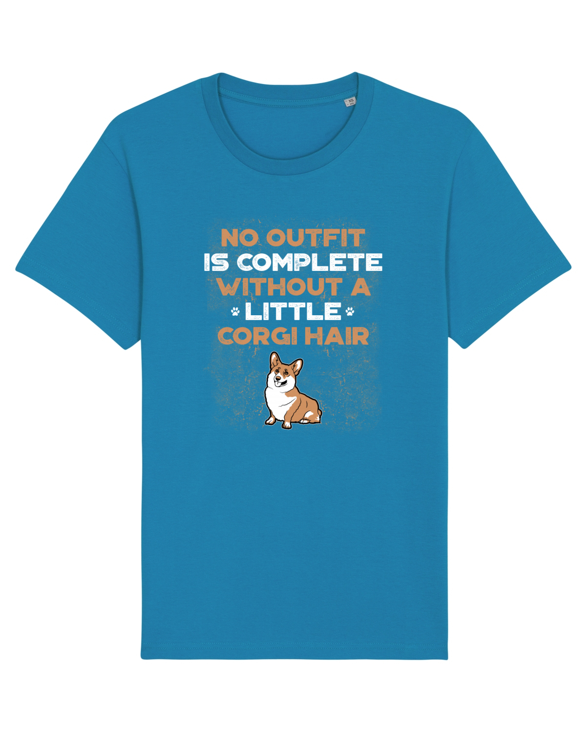 Tricou mânecă scurtă Unisex Rocker Azur