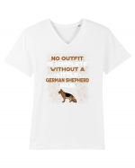 GERMAN SHEPHERD Tricou mânecă scurtă guler V Bărbat Presenter