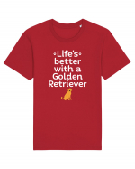 GOLDEN RETRIEVER Tricou mânecă scurtă Unisex Rocker