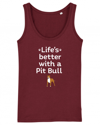 PIT BULL  Burgundy